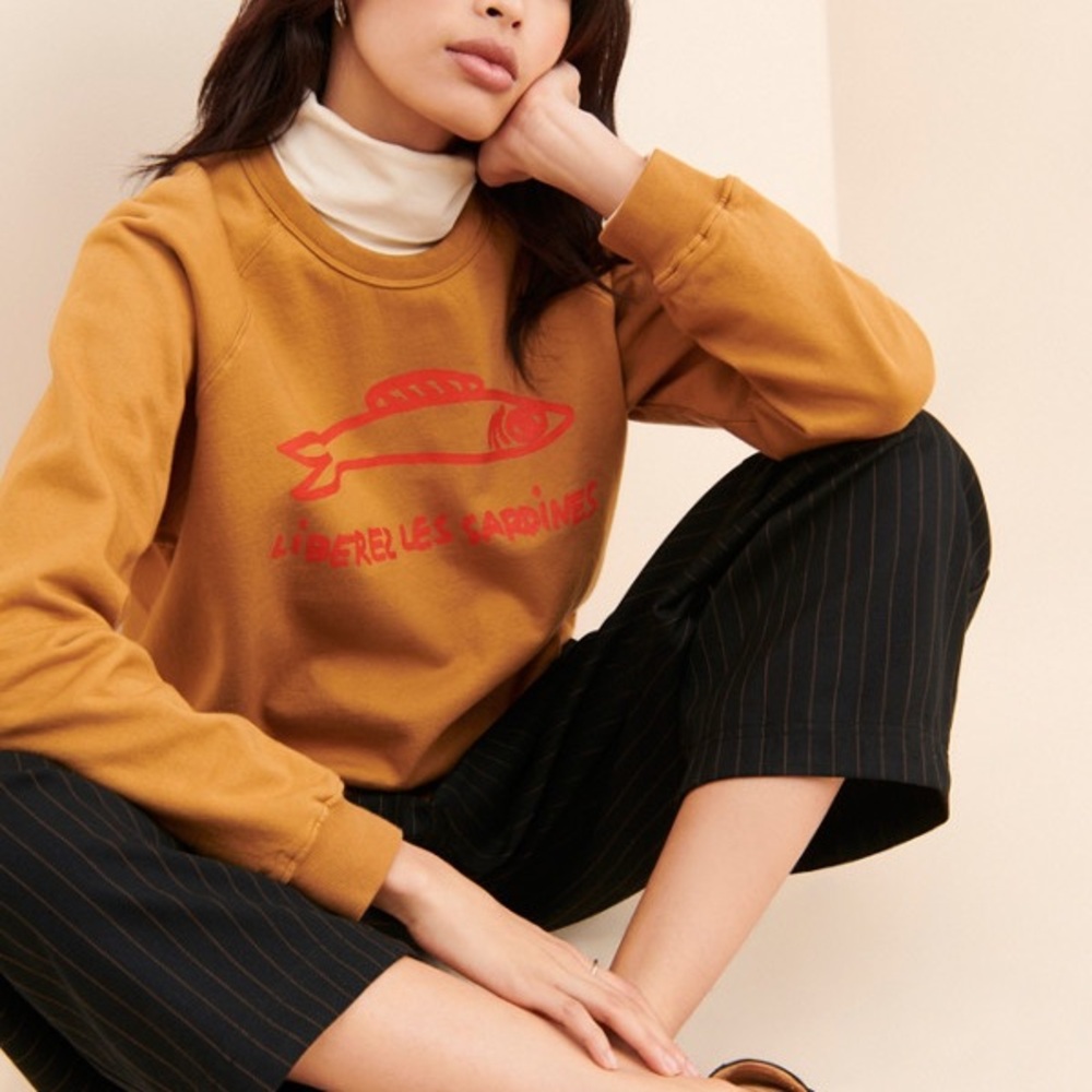 Clare V Sardine Sweatshirt